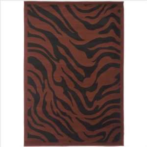  AUG 9319 Augusta Dark Zebra Woven Contemporary Rug Furniture & Decor