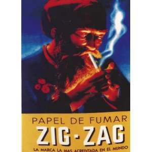  Blank Postcard ~ Zig Zag~ Rolling Papers ~ Approx 4 x 6 