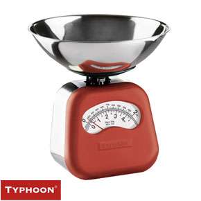 Typhoon Novo Mechanical Scale   red kitchen utensils  