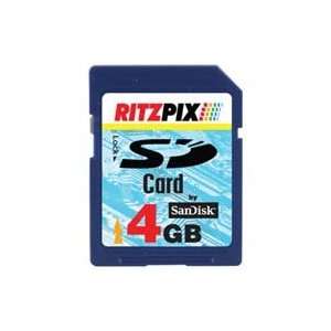  RitzPix 4GB SDHC Memory Card