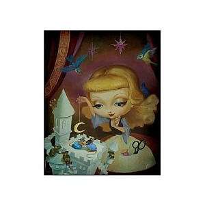  Disney Underground Cinderella Paper Castle Giclee Print 
