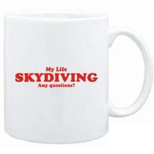  New  My Life Skydiving  Any Questions ? Mug Sports 