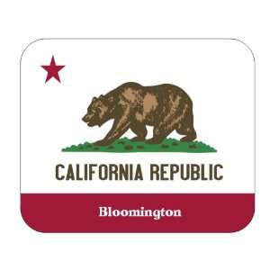  US State Flag   Bloomington, California (CA) Mouse Pad 