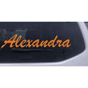  Orange 18in X 3.6in    Alexandra Car Window Wall Laptop 