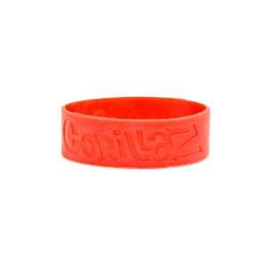  Gorillaz Red Logo Rubber Bracelet Jewelry