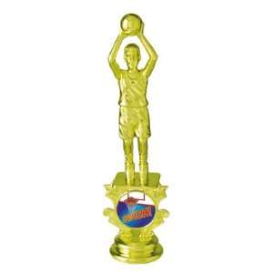   Male Basketball Trophy Motion Graphic Figure Trophy