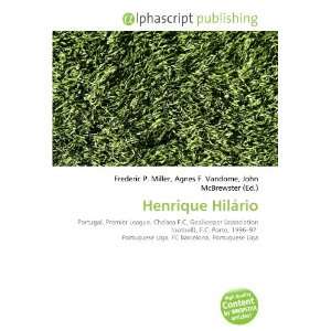  Henrique Hilário (9786132723000) Books