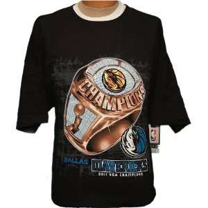 4XL NBA Dallas Mavericks 2011 Finals Champions Roster & Ring T shirt 