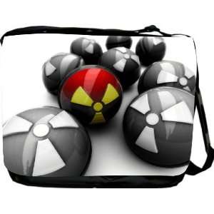  Radioactive Balls Design Messenger Bag   Book Bag   School 
