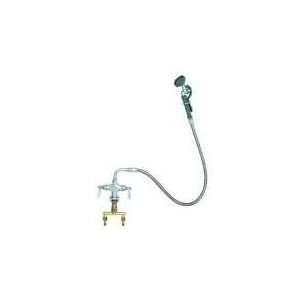  T&S B 0160 Deck Mounted Single Base Faucet with Hose and 