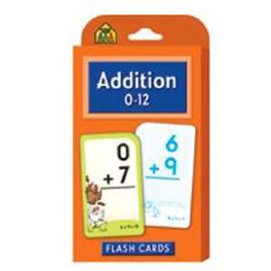  Addition 0 12 Flash Cards