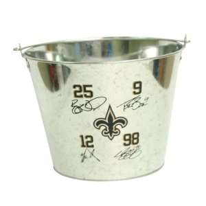  New Orleans Saints Names & Numbers Beer Bucket Sports 