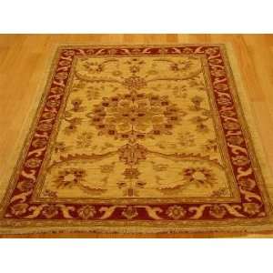    4x5 Hand Knotted Oushak Pakistan Rug   40x59