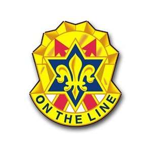  US Army 6th Infantry Division Unit Crest Patch Decal 3.8 