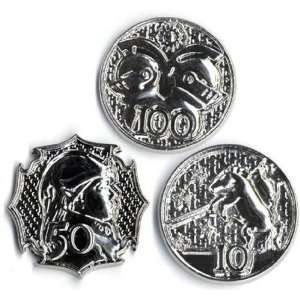    GameMastery Campaign Coins Platinum 10 50 100 Toys & Games