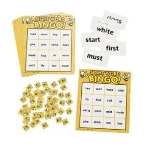  23 Pc Busy Bee Sight Word Bingo   Teacher Resources 