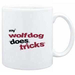  Mug White  MY Wolfdog DOES TRICKS  Dogs Sports 