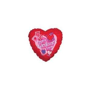  36 Heart Pix Happy VDay   Mylar Balloon Foil Health 
