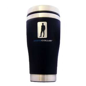  White Collar Leather Tumbler 