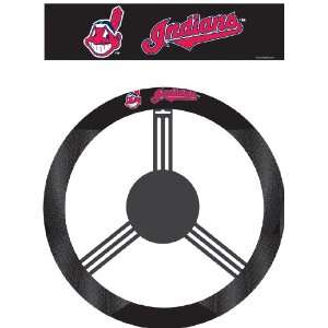  Clevelands Indians Poly Suede Steering Wheel Cover Sports 