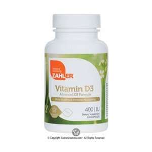  Zahlers Vitamin D3 [400 IU] 120 ct. Health & Personal 