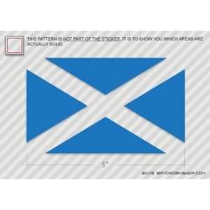 2x) Saint Andrews Cross   Scotland Flag   Sticker   Decal   Vinyl 