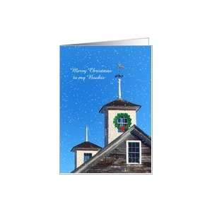  Christmas,Bookie , Barn Roofs in Snow Card Health 