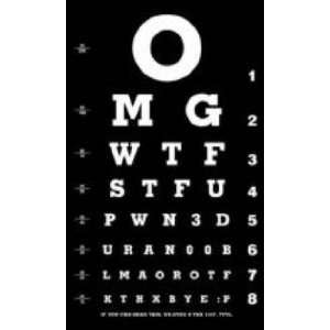  Eye Chart (2X Large) 