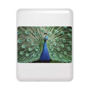  iPad Case White Peacock with Beautiful Plumage (Feathers 