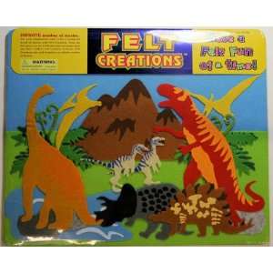  Felt Creations Felt Picture Set   Dinosaurs Toys & Games