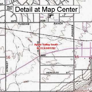USGS Topographic Quadrangle Map   Apple Valley South, California 