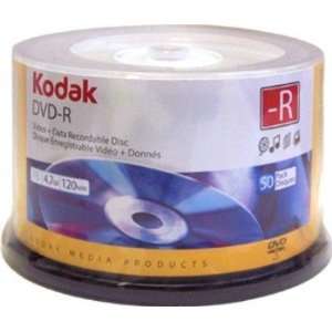  DVD R Kodak 4.7 gb 120 Minutes Case Pack 300 Everything 