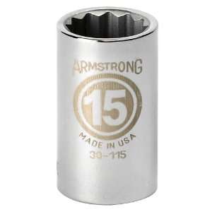 Armstrong 39 127 27mm, 12 Point, 1/2 Inch Drive Metric Standard Socket