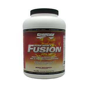   Pure Whey Fusion Protein Carbohydrate Pre and Post Workout Shake