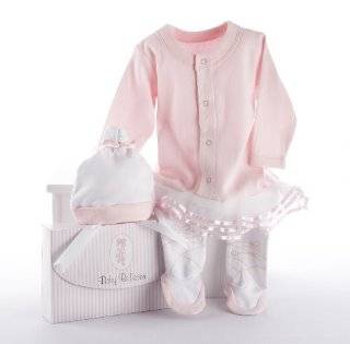 Baby Aspen Big Dreamzzz Baby Ballerina Layette Set with Gift Box, Pink 