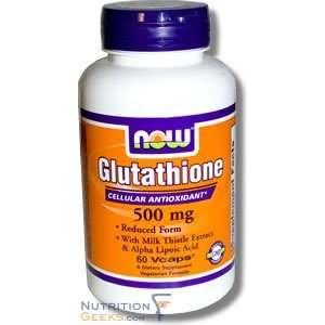  Now Glutathione 500mg, 60 Vcap