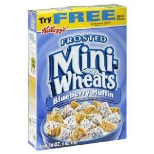 Kelloggs Frosted Mini Wheats Blueberry Muffin Cereal   12 Pack 