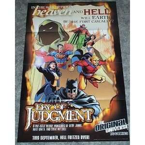 1999 JLA 34 by 22 Day of Judgment PosterBatman/the Spectre/Superman 