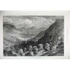  1875 Strathpeffer Ross Shire Castle Mountains Fine Art 