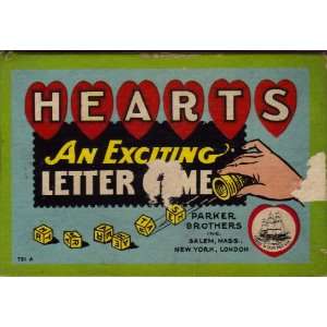  Hearts an Exciting Letter Game 1914 