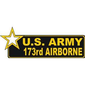  United States Army 173rd Airborne Bumper Sticker Decal 6 