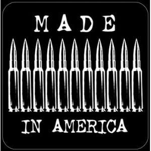  Made In America Bullets Embroidered Iron On Patch 3 x 5 