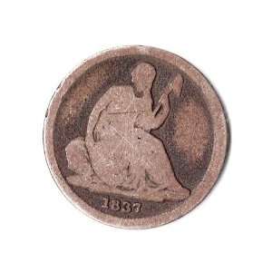  1837 Seated Liberty Dime 