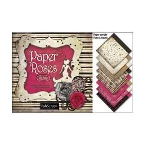  New   Burlesque Paper Roses Die Cut Sheets by Fabscraps 