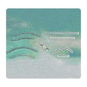Individual Components F. 7 (18cm) curved outrigger with foot, package 