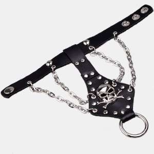 Punk Rock Clothing & Apparel Skull Bracelet Wrist Band Glove Jewelry 