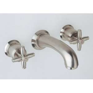  Rohl Wall Mounted Zephyr Spout Tub Filler, Metal Levers 