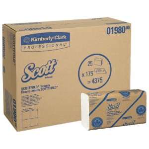 Kimberly Clark Professional 1960 Scott M Paper Towel, Scott Fold, 8.1 