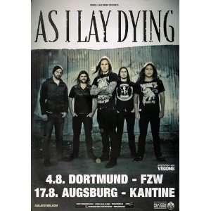  As I Lay Dying   Decas 2011   CONCERT   POSTER from 