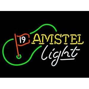  AMSTEL LIGHT GOLF 19TH HOLE NEON SIGN